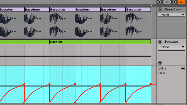 compresión sidechin utilidad ableton live 9