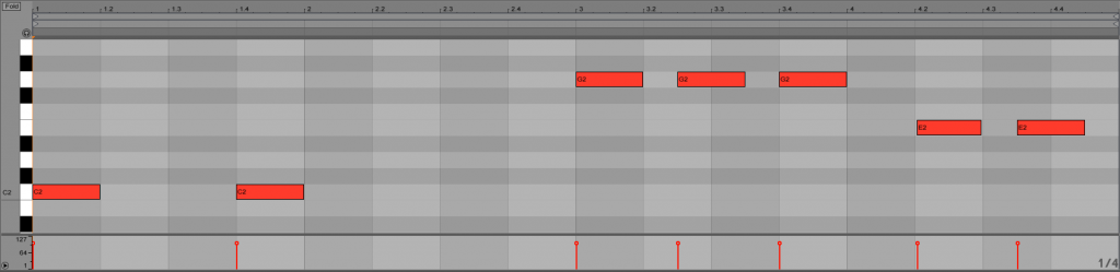 How-to-make-chill-trap-ableton-bassline-pattern
