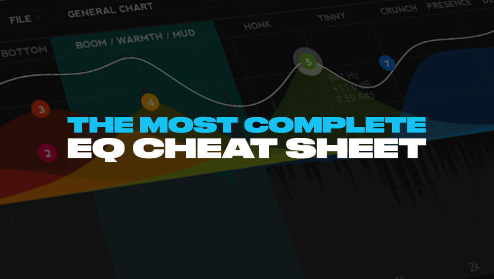 EQ Cheat Sheet for Over 20+ Instruments