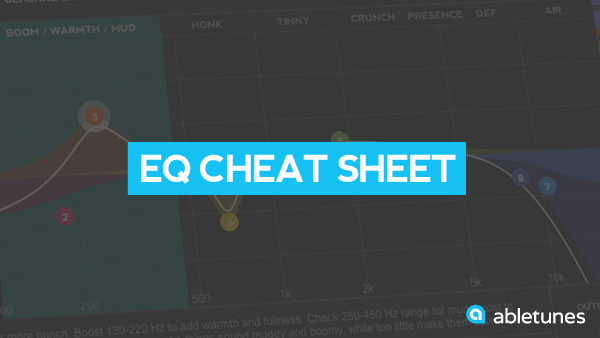 EQ Cheat Sheet for Over 20+ Instruments