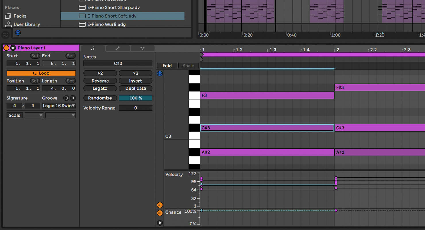 ableton piano roll