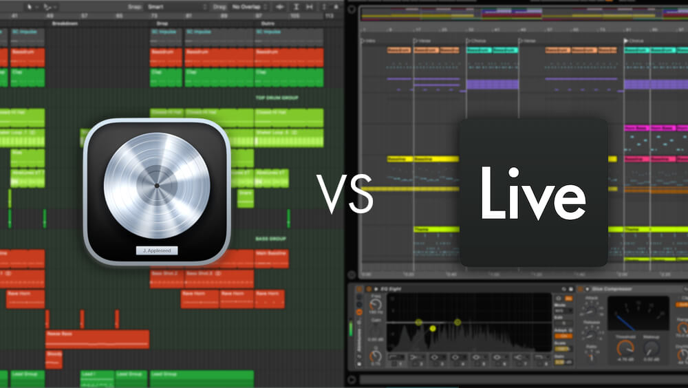 ableton live suite vs logic pro x