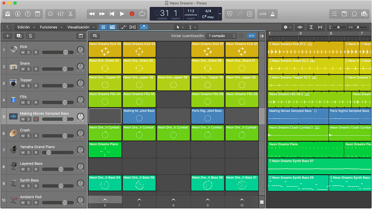 Logic Pro Live Loops