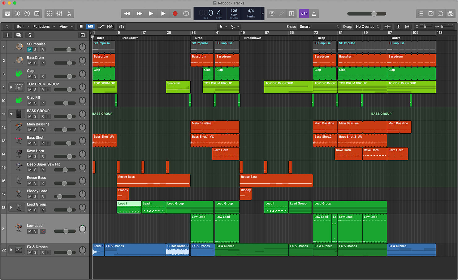 logic pro interface